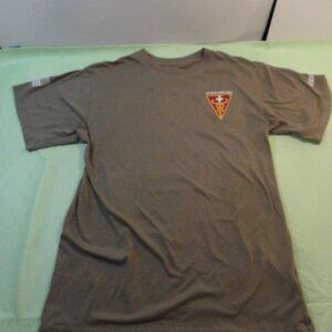 DISC 3RD MEDICAL COMMAND FORWARD DESERT MEDICS BROWN UNIT szLARGE SHIRT LD 6210
